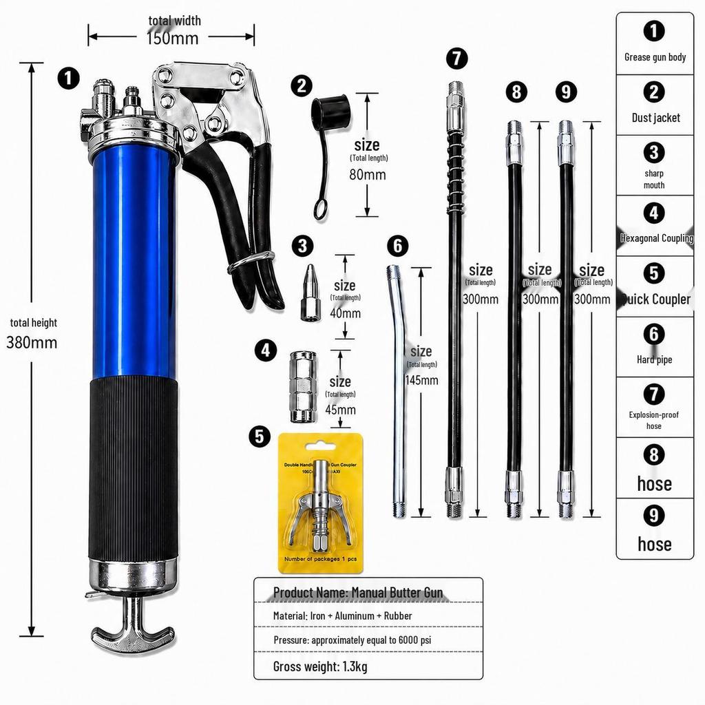 High-Pressure Pistol-Type Labor-Saving Grease Gun