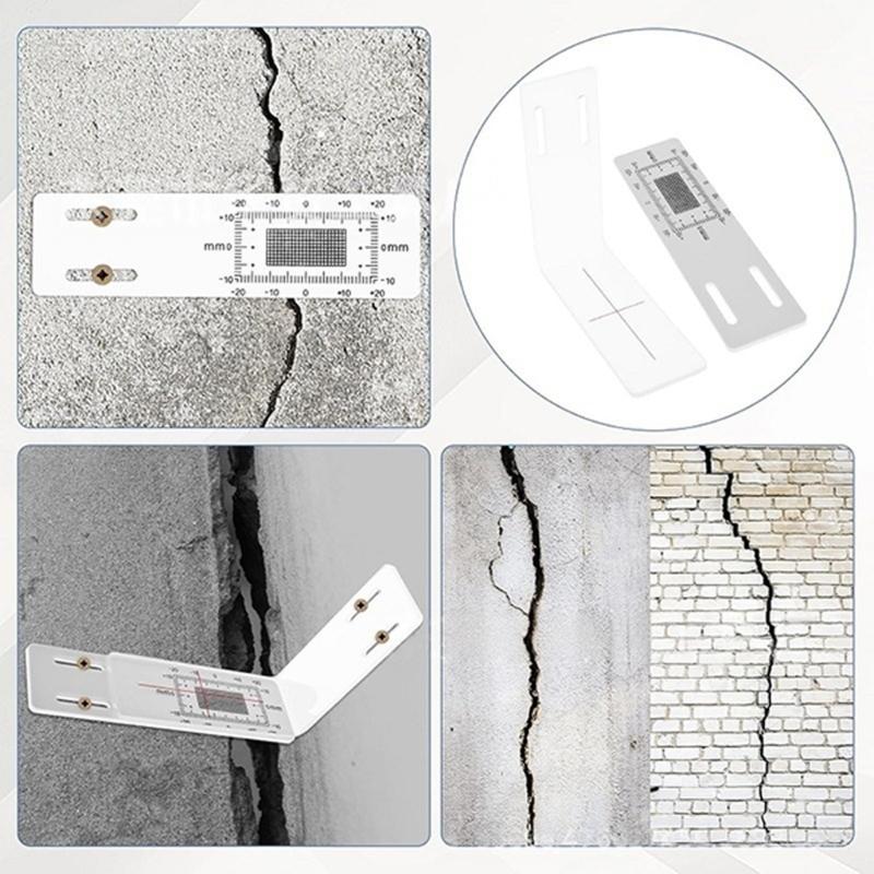Crack Gauge Ruler Wall Crack Monitoring Record Accurate Crack Monitoring Record Tool Crack Monitors Gauge