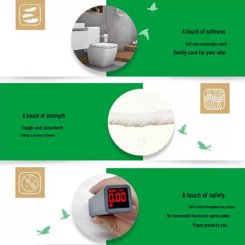 Gentle Breeze Toilet Paper, 3-ply, 100 Rolls, 245 Sheets per Roll.