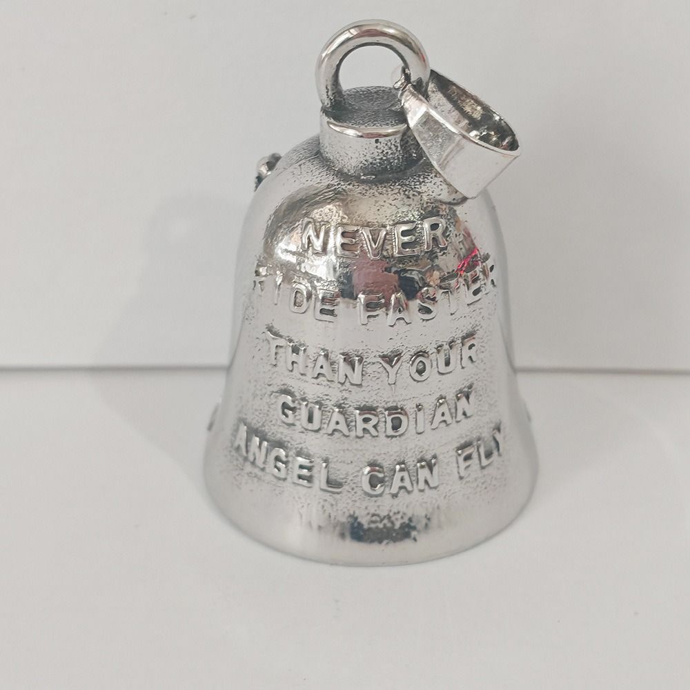 Vinking Style Motorcycle Guardian Bell Ride Safely Love You Biker Good Luck Charm  Men