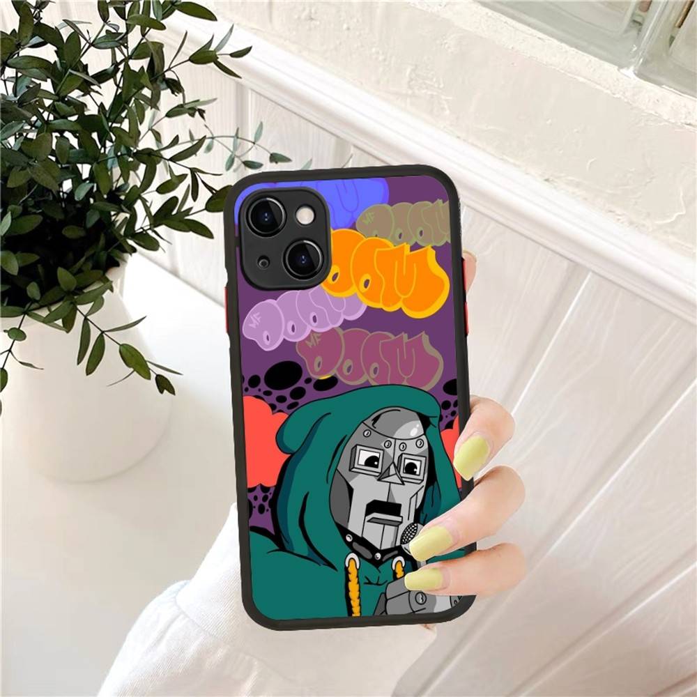 MF DOOM Phone Case for iPhone 16 15 14 11 12 13 Pro Max X XS Translucent Matte Cover