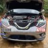 All in One Car Headlight Polishing Kit Scratch Repair Liquid Restores Shine Reduces Glare Perfect for Night Road Trips