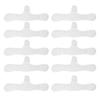 5/10Pcs Bra Liner Reusable Washable Under-Breast Sweat Absorber Pads Women Odor Control Cotton Breast Pad Moisture Wicking Boob Insert Lining