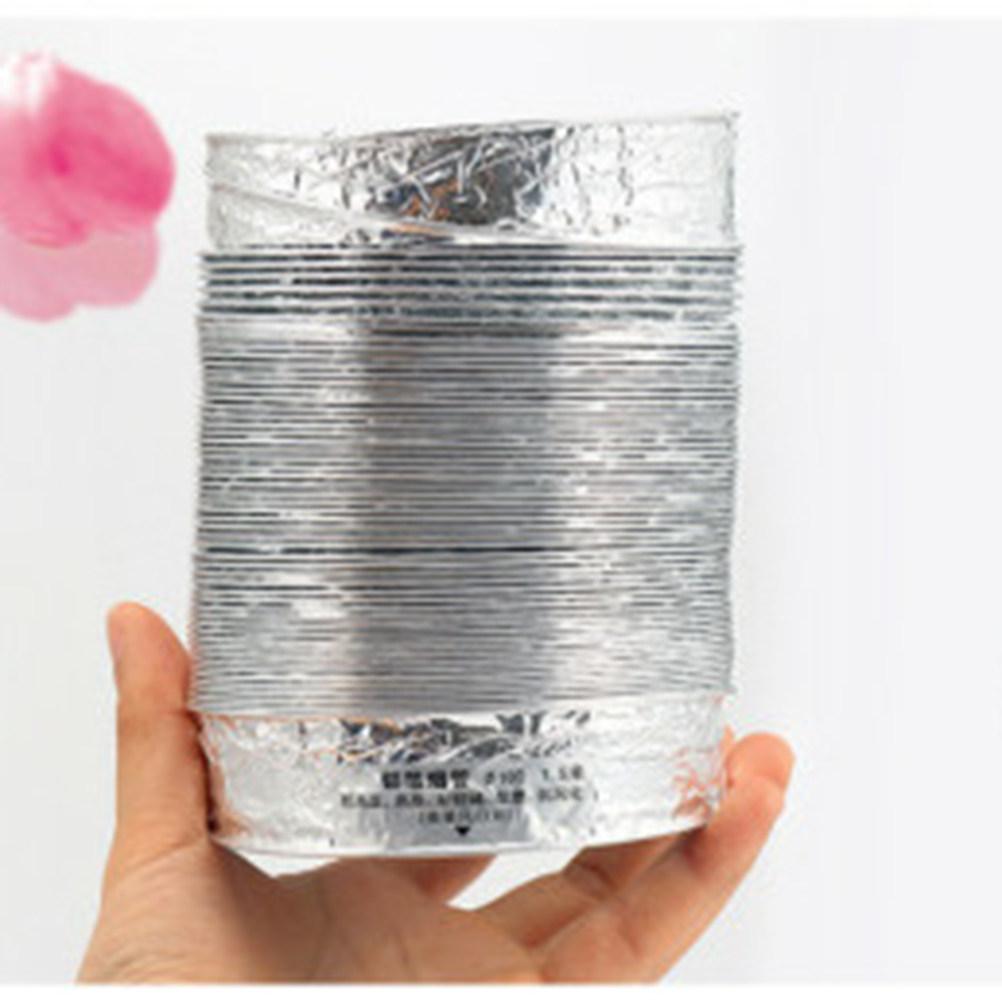1Pcs Aluminum Foil Exhaust Hose 2m Thick Flexible Duct for Hvac Ventilation Dryer Vent Dryer Duct Hose 80mm Diameter