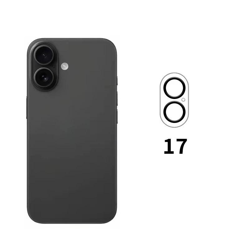 1-4PCS 8K HD Tempered Glass Camera Protect Cover For iPhone 17 Pro Max Air Anti-Fingerprint Anti-scratch Full-cover Rugged Film