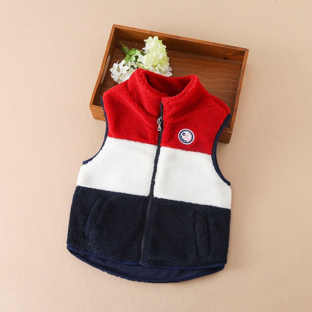 

Детский зимний теплый жилет для девочек, жилет без рукавов, пальто из овечьей шерсти, куртки, ветрозащитная детская утепленная верхняя одежда для детей 4–12 лет