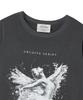 BEYOND CLOSET [Collection Line] Shadow Swan Washed Short Sleeve T-Shirt Washed Charcoal