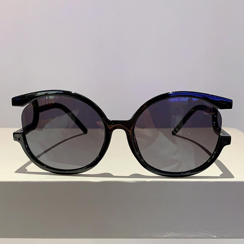 Oversized Big Frame Sunglasses Women For Men Luxury Brand Designer Vintage Sun Glasses Popular Punk Irregular Round Eyewear