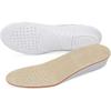 Invisible Height Increase Insoles For Men and Women Comfortable Breathable Leather Pigskin Casual Shoes Pad Full Height Increase (S (35-40 EU) heel h