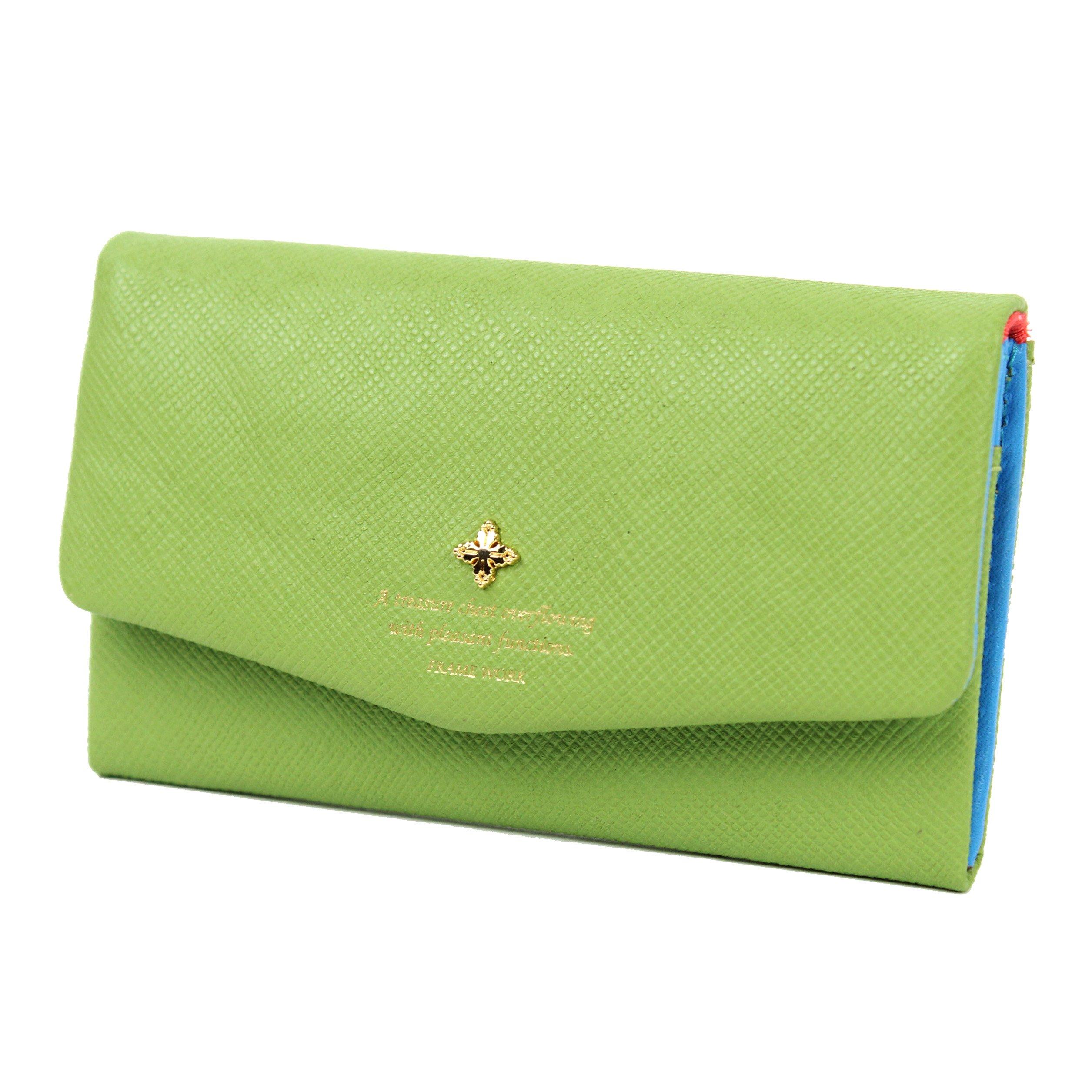 

FRAME WORK Ensemble Business Card Case Green [Framework] Holder/Card /0047607 (Light (54))