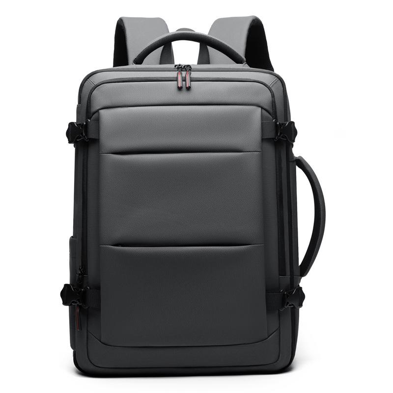 Men's Expandable Business Commute Laptop Backpack - Large Capacity Carry-On for Office & Travel.