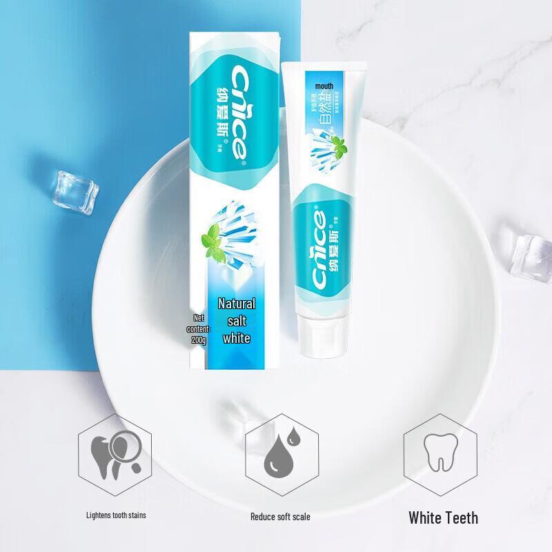 Nice Natural Salt Whitening Toothpaste Family Pack