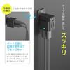 Kashimura Illuminated & swing-type USB expansion hub/Changing the port direction