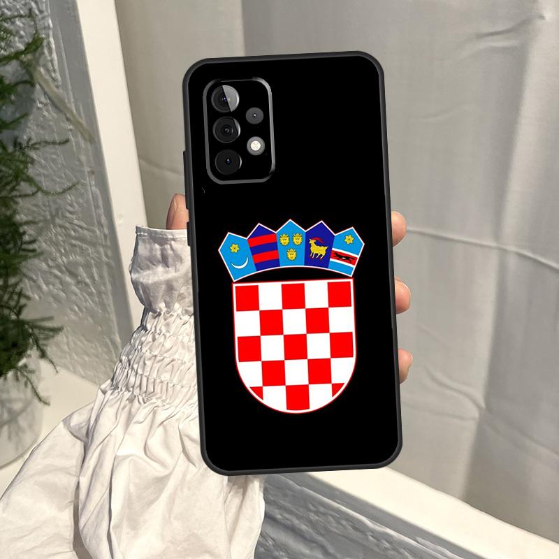 Croatia Flag Case For Samsung Galaxy A56 A36 A16 A06 A54 A34 A14 A13 A53 A12 A22 A32 A52 A35 A15 A55 A17