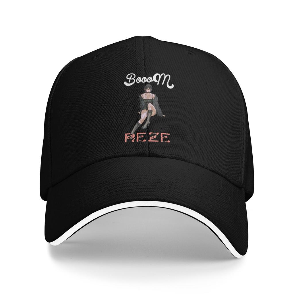 Chainsaw Man Reze Baseball Cap Casual Girl Anime Sandwich Caps Men Women Adjustable Sun Cap Outdoor