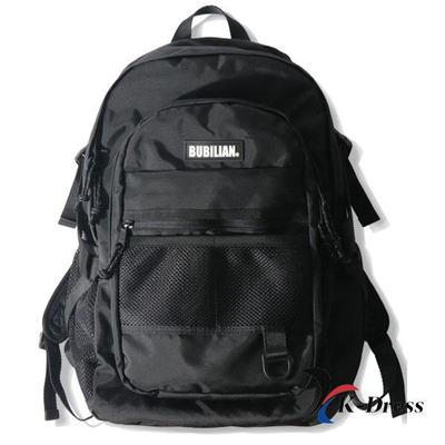BUBILIAN AVID BLACK Täglicher Unisex-Reiserucksack für Studenten, Laptoptasche für Berufstätige