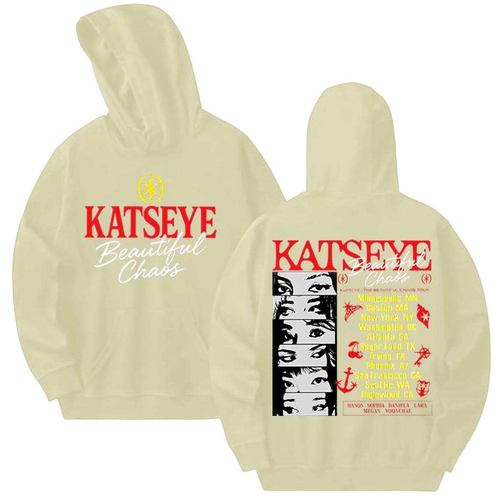 Women's Fashionable Casual Hooded Long Sleeved Printed Sweatshirt