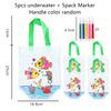 5pcs Graffiti Bag with Marker Children Drawing Toys Puzzle Parent-child Interaction Color Cognition Preschool Activity Props TMZ