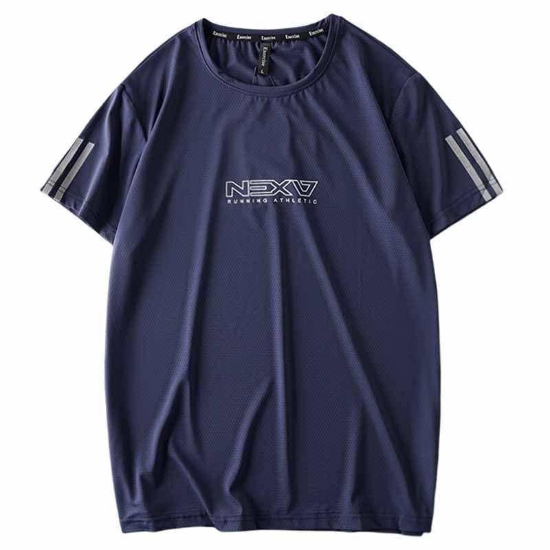 Cut Label Plus Size Quick-Drying Mesh Short Sleeve Export T-Shirt