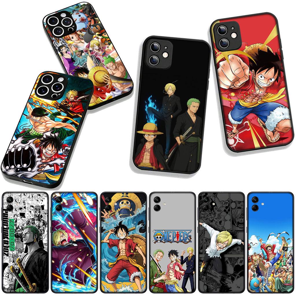 Cover for OPPO A54 A40 A60 A80 A18 A16 A17 A38 A78 A79 A57 A55 A3 Pro A96 A15 A12 Phone Case Luffy One Roronoa Zoro Piece Sanji