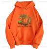 2024 Halloween Orange Hoodie Kawaii Halloween Pumpkin bowknot Women's Hoodie Harajuku Halloween Print Autumn Warm Unisex Hoodie
