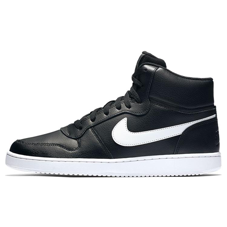 

new Nike Ebernon Mid Black White 40.5