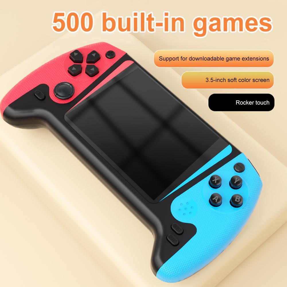 Retro Handheld Game Console 3.5inch LCD Screen 1200mAh Gaming Console Nostalgic Game Console for Kids Adults for Single Player
