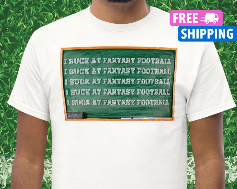 NEW Funny Fantasy Football Punishment Shirt Fantasy Loser Fantasy Draft 2024 Unisex T-Shirt M