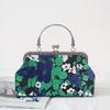 Short Style Handbag Material Kit - Handmade, Multiple Styles, Square Clasp Bag, Includes 20 Needles