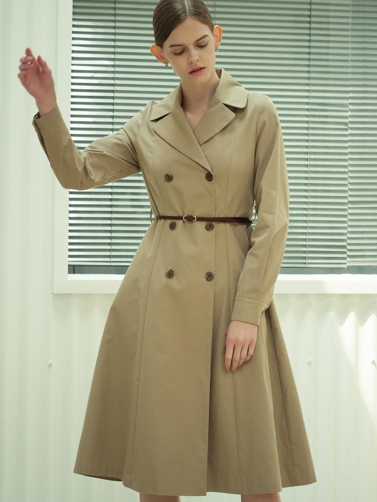 ACUD Trench Dress _Beige