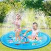 100/150/200cm Sommer Haustier Aufblasbarer Swimmingpool Faltbare Sprühmatte Hunde Kinder Outdoor Interaktiver Brunnen Spielzeug
