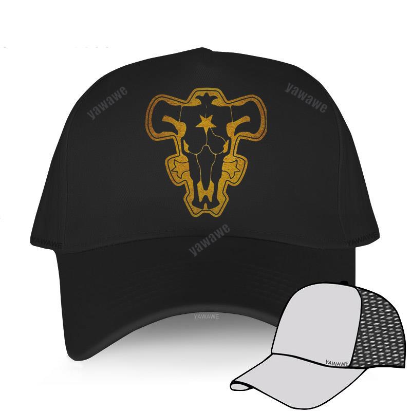Outdoor Baseball Cap Black Cotton Hats Cover Bulls Awesome Japanese Anime Manga Asta Man Women Summer Hip Hop Caps Sunhat