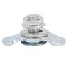 8PCS L Track Threaded Stud Fittings M8x20 6000lb Load Capacity Double Lug Threaded Stud Nuts Silver