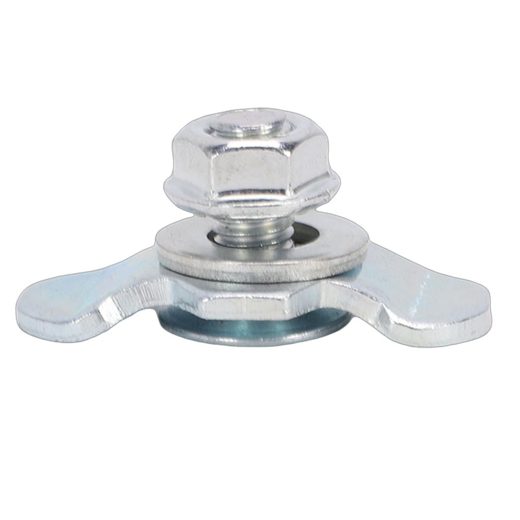 8PCS L Track Threaded Stud Fittings M8x20 6000lb Load Capacity Double Lug Threaded Stud Nuts Silver