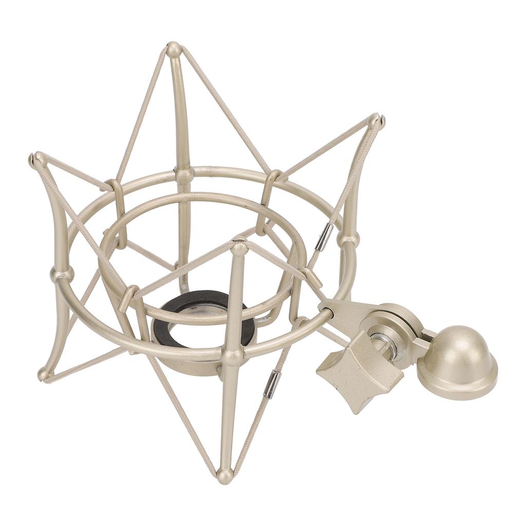 Microphone Shock Mount Zinc Alloy Anti Vibration Studio Mic Shockmount Stand Secure Support for Recording Station Studio