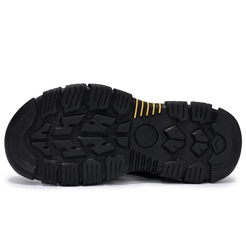 Summer New Sandals Men Leather Classic Roman Sandals Slipper Outdoor Sneaker Beach Rubber Flip Flops Men Water Trekking Sandals