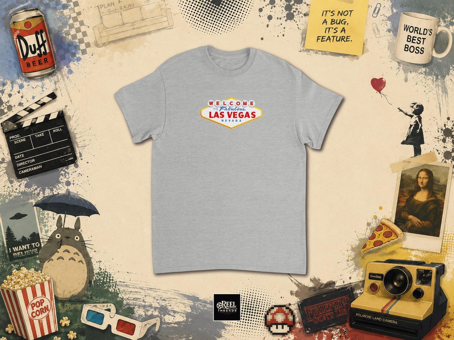 T shirt | Las Vegas | Nevada | Fabulous Las Vegas | Las Vegas T shirt | Travel tee | USA shirt | USA Road trip | Lucky shirt | Poker fans XL