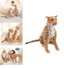 Realistic Leopard Plush Toy Soft Stuffed Cheetah Doll For Kids And Collectors