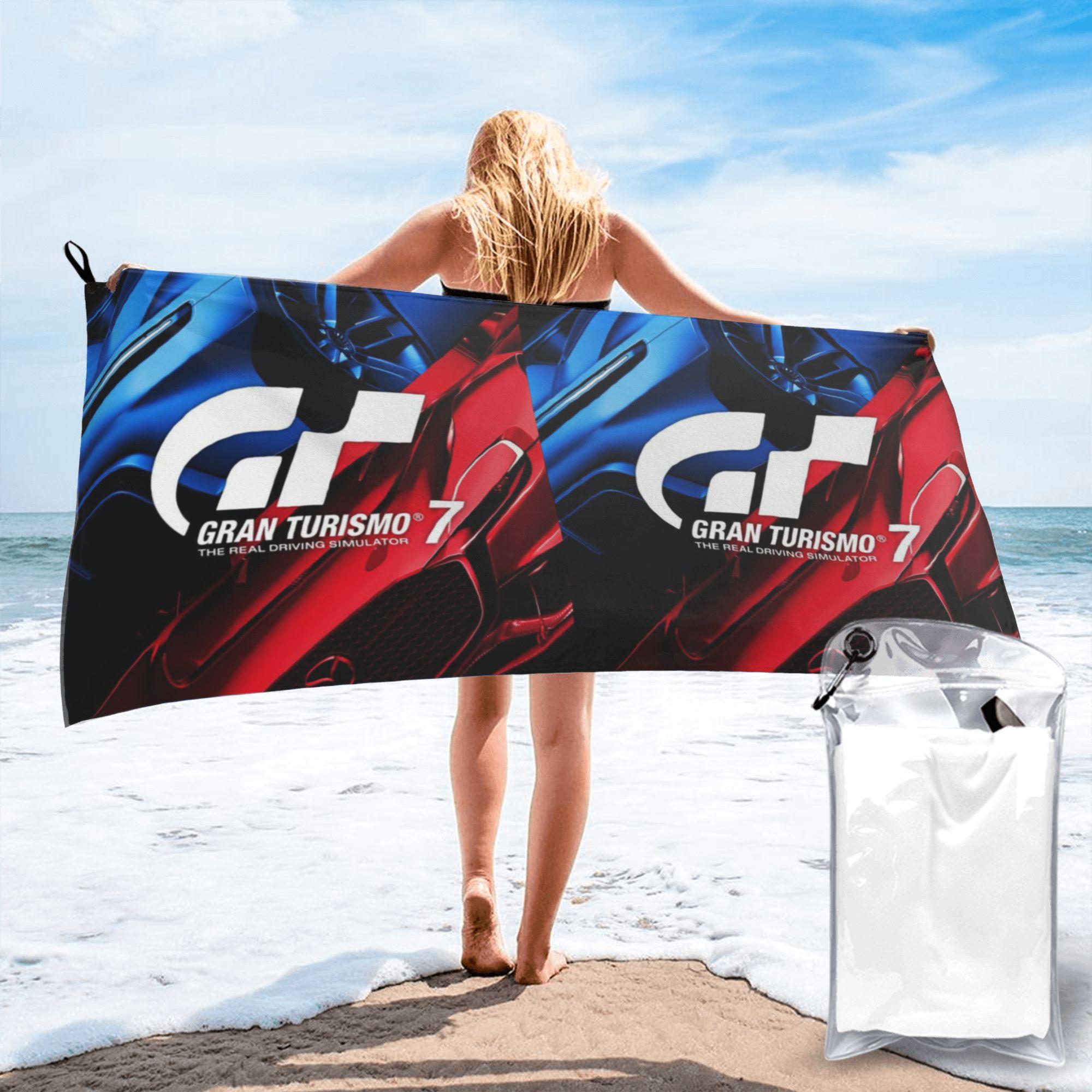 Jmg Household Supplies Gran Turismo Beach Towel Soft Microfiber Quick Dry Absorbent Quick Towels For Mountain Climbing