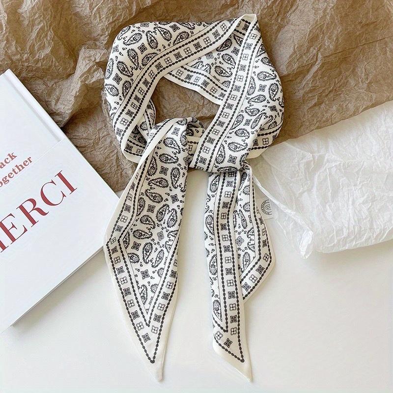 4ks Šátek Dámský Látkový Gumičky do vlasů Ozdoba hlavy Doplňky Dámské Šátky Stuhy Kravaty na krk na rukojeť tašky