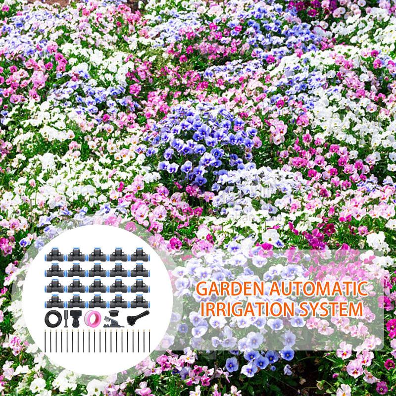 Garden Irrigation Auto Sprinkler Watering Kit 360 Degree Blendable Misting Irrigation System For Lawn Greenhouse Patio Outdoor