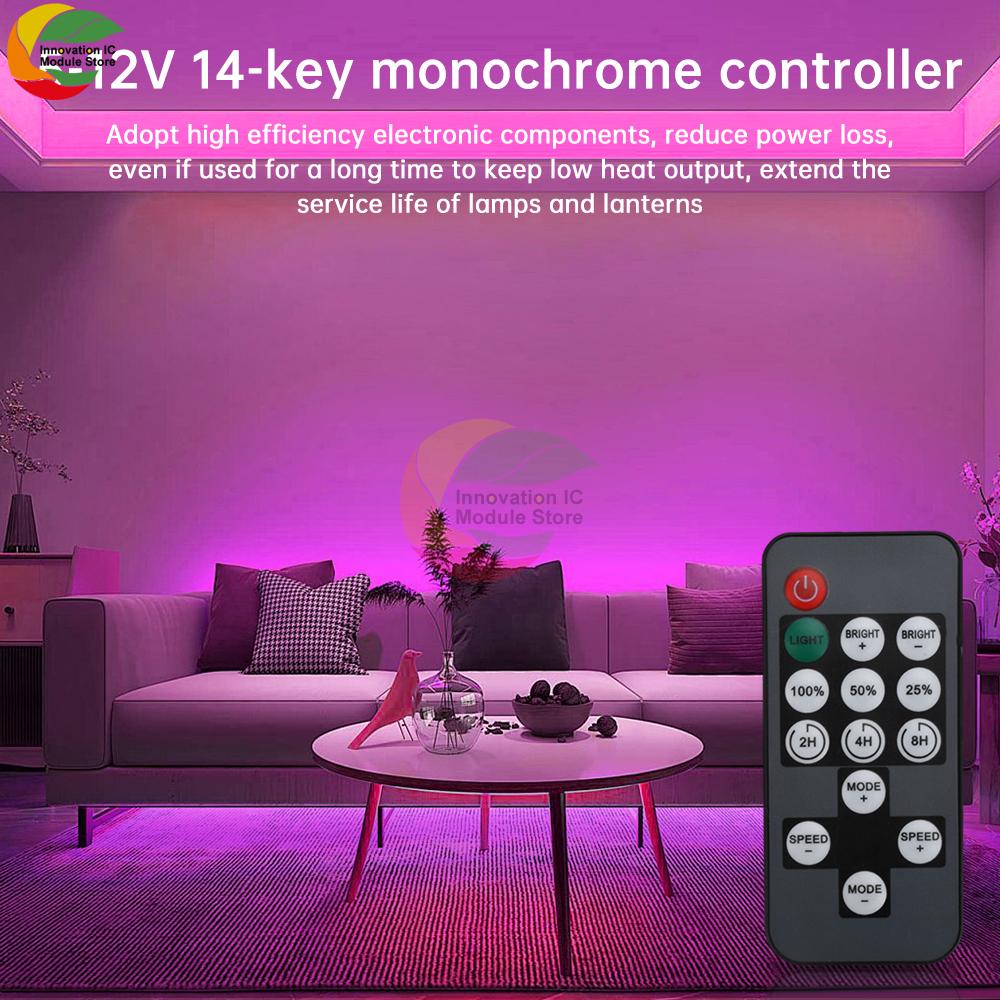 DC 5-12V LED-Treiber Controller Kabellose Fernbedienung LED-Dimmer Smart LED-Licht Treiber Modul Zeitsteuerung