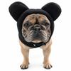 Adjustable Dog Head Cover Fleece Dog Ear Hoodie Soft Pet Headgear Outfit  For Cats
