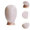 Manikin Head, Hat Head Display, Tabletop Cap Organizer Fashion Caps Storage Rack with Wood Base for