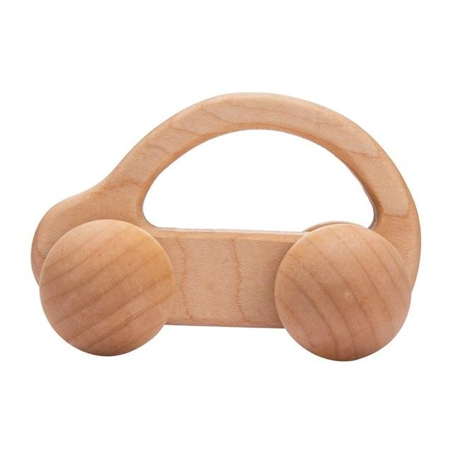 Wooden Cars Toys Maple Diy Crafts for Students Home Activities Montessori Grasping Teething Toy Newborn Birthday Gift Wood Block