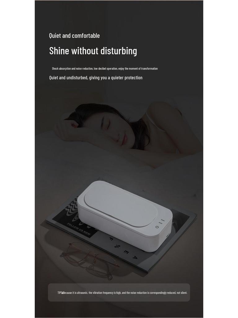 Multifunction Ultrasonic Cleaner for Jewelry, Retainers, and Contact Lenses