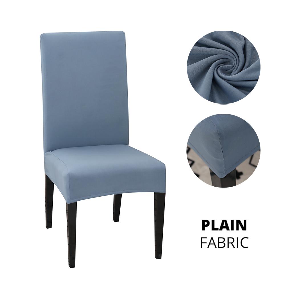 Elastic Dining Room Chair Slipcover Spandex Modern Removable Anti-Dirty Kitchen Seat Stretch Chair Covers For Banquet Party