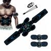 EMS Abdominal Muscle Stimulator ABS Trainer USB LCD Display Fitness Equipment Electric Weight Loss Stickers Body Slimming Belt