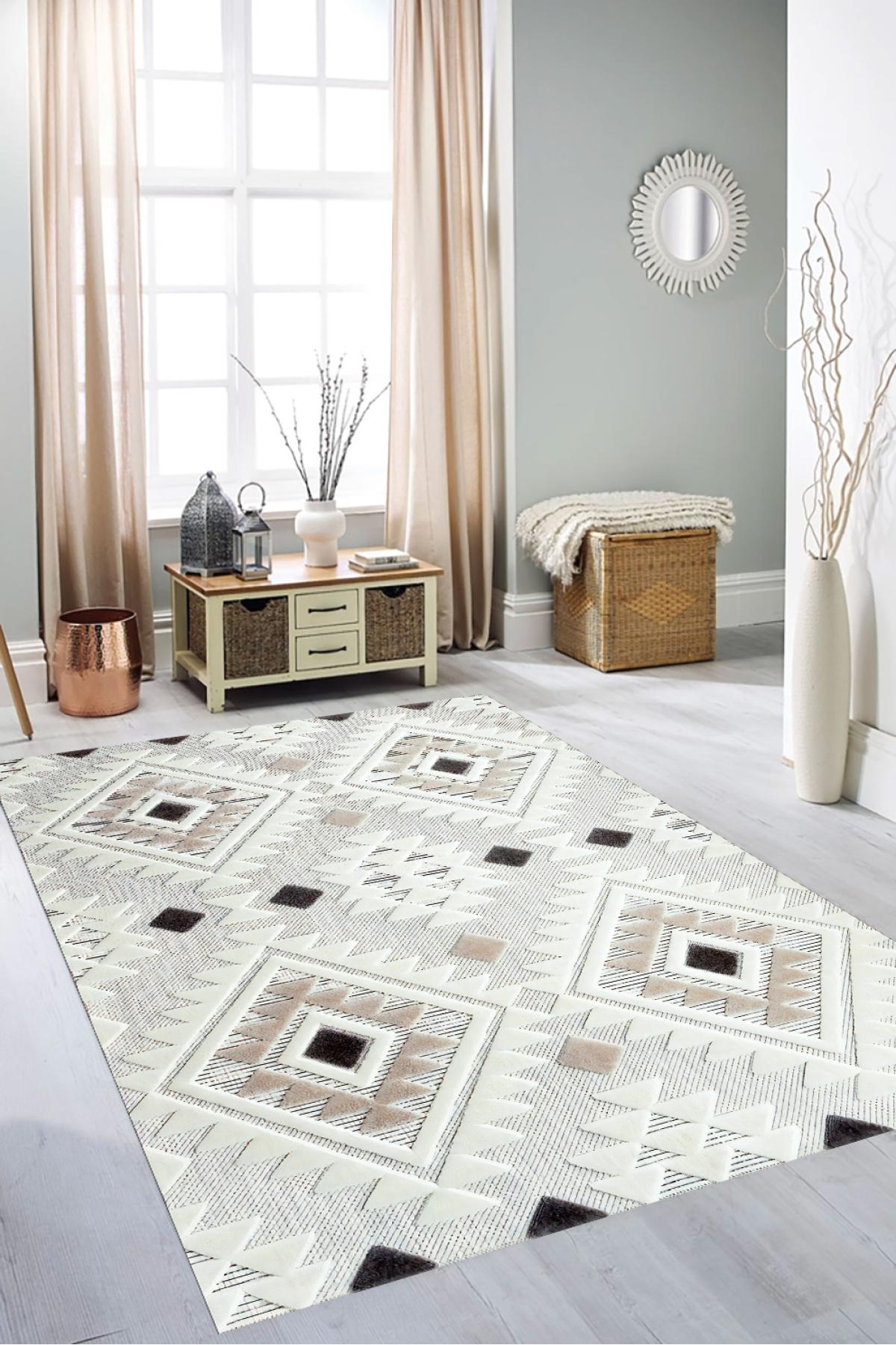 

Моющийся нескользящий ковер и дорожка с цифровой печатью KOZZY HOME