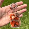 Keychain Pendant 3D Monkey Hug Charm Key Chain Backpack Purse Car Keys Mini Accessories Decorative Bag Strap Charm